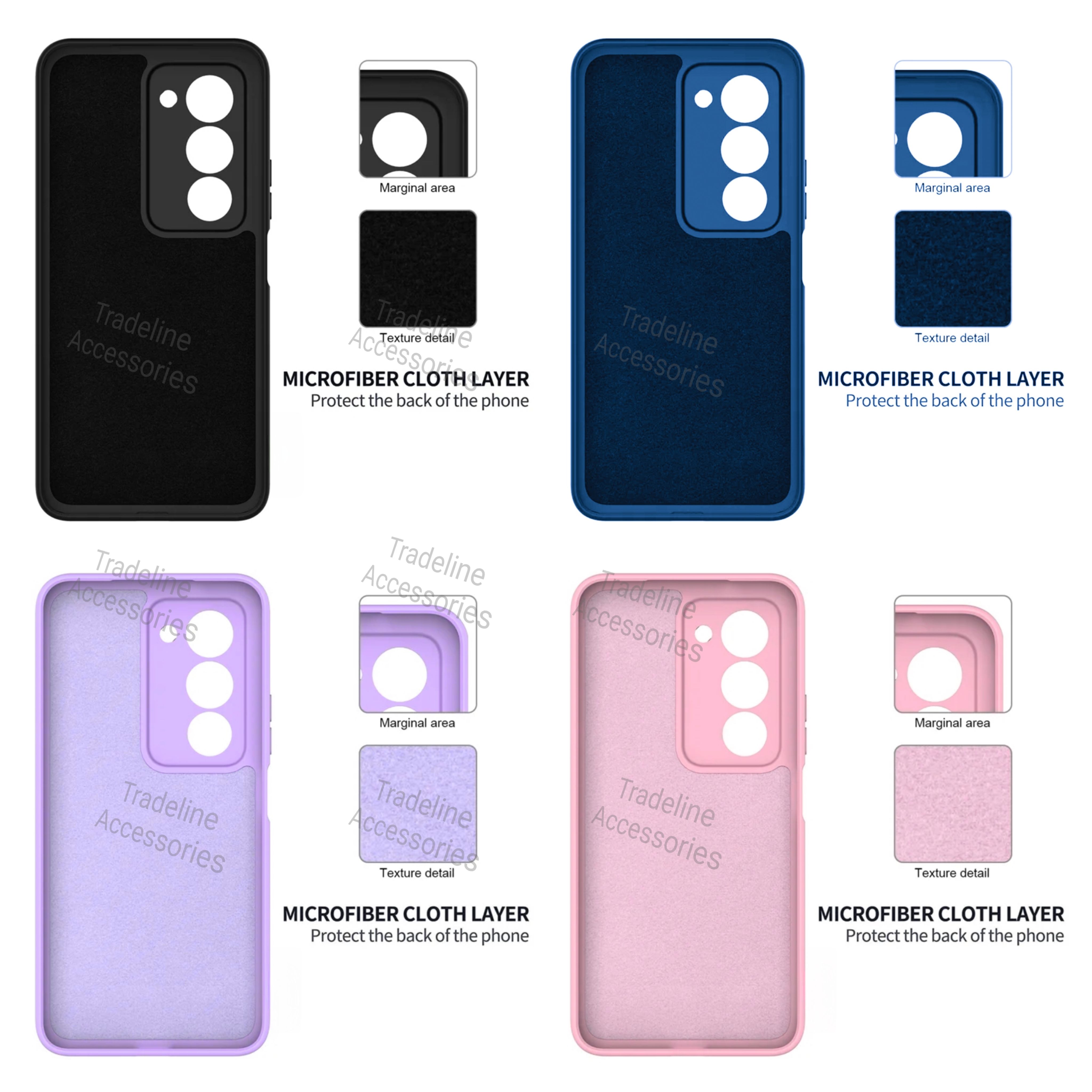 Xiaomi Redmi 15 Original Liquid Silicone Phone Case/Cover  available in Black, Blue, Light Purple (Lilac) & Pink
