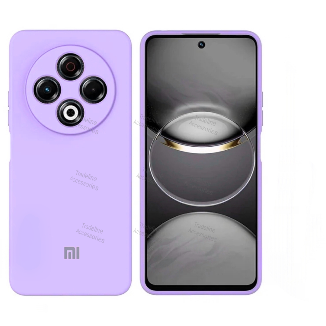 Xiaomi Redmi 14c 4G / Redmi 14R 5G /Poco C75 4G/5G Original Liquid Silicone Phone Case/Cover available in Black ,Blue, Light Purple (Lilac) & Pink