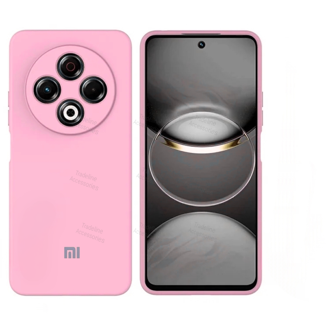 Xiaomi Redmi 14c 4G / Redmi 14R 5G /Poco C75 4G/5G Original Liquid Silicone Phone Case/Cover available in Black ,Blue, Light Purple (Lilac) & Pink