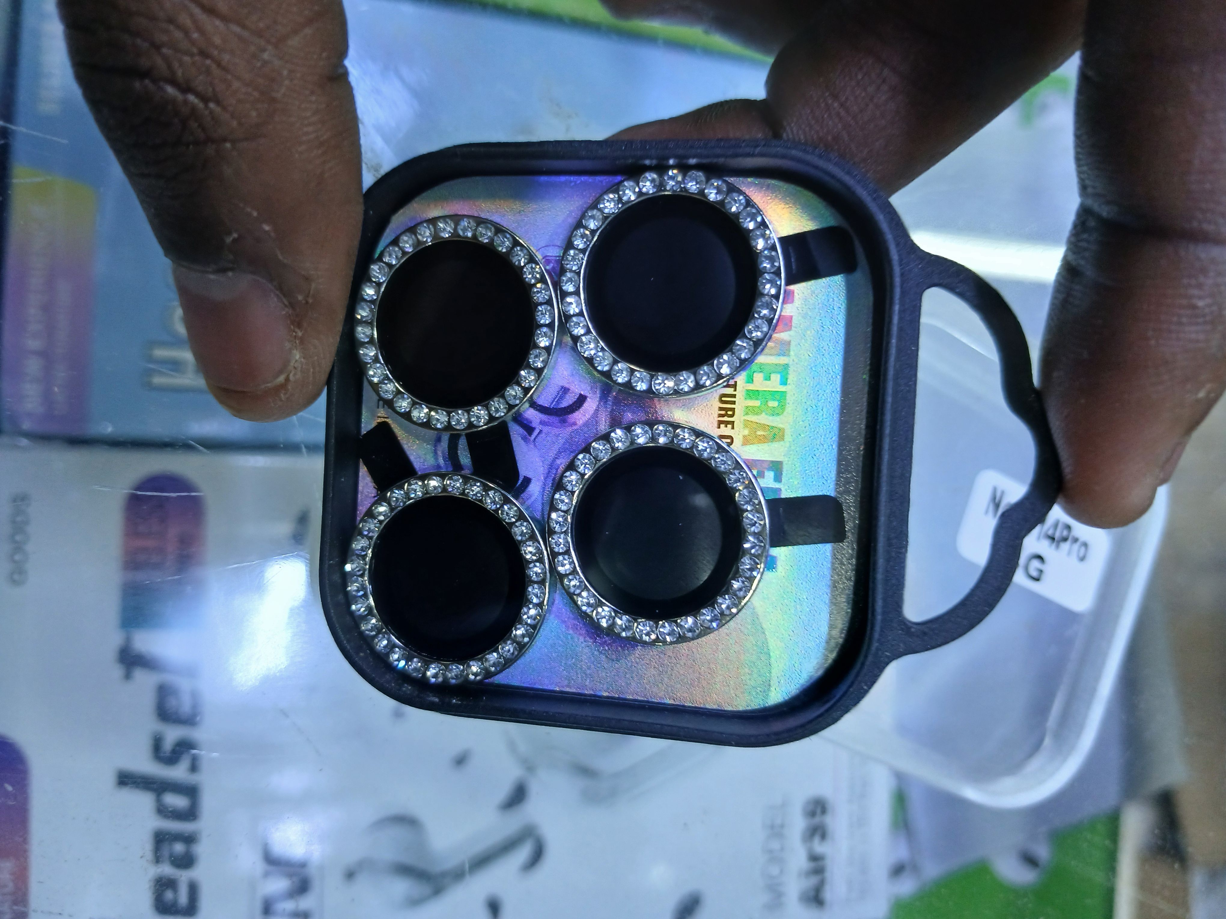 Xiaomi Redmi Note 14 Pro 4G 4-Piece Metal Ring Camera Lens Protector