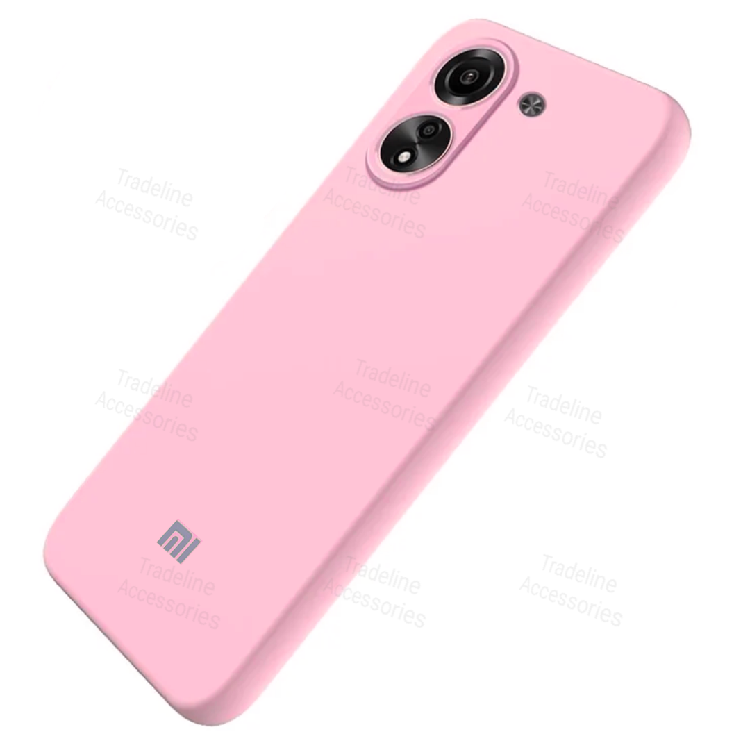 Xiaomi Redmi 13c 4G / Poco C65 4G Original Liquid Silicone Phone Case/Cover available in Black, Blue, Light Purple (Lilac) & Pink