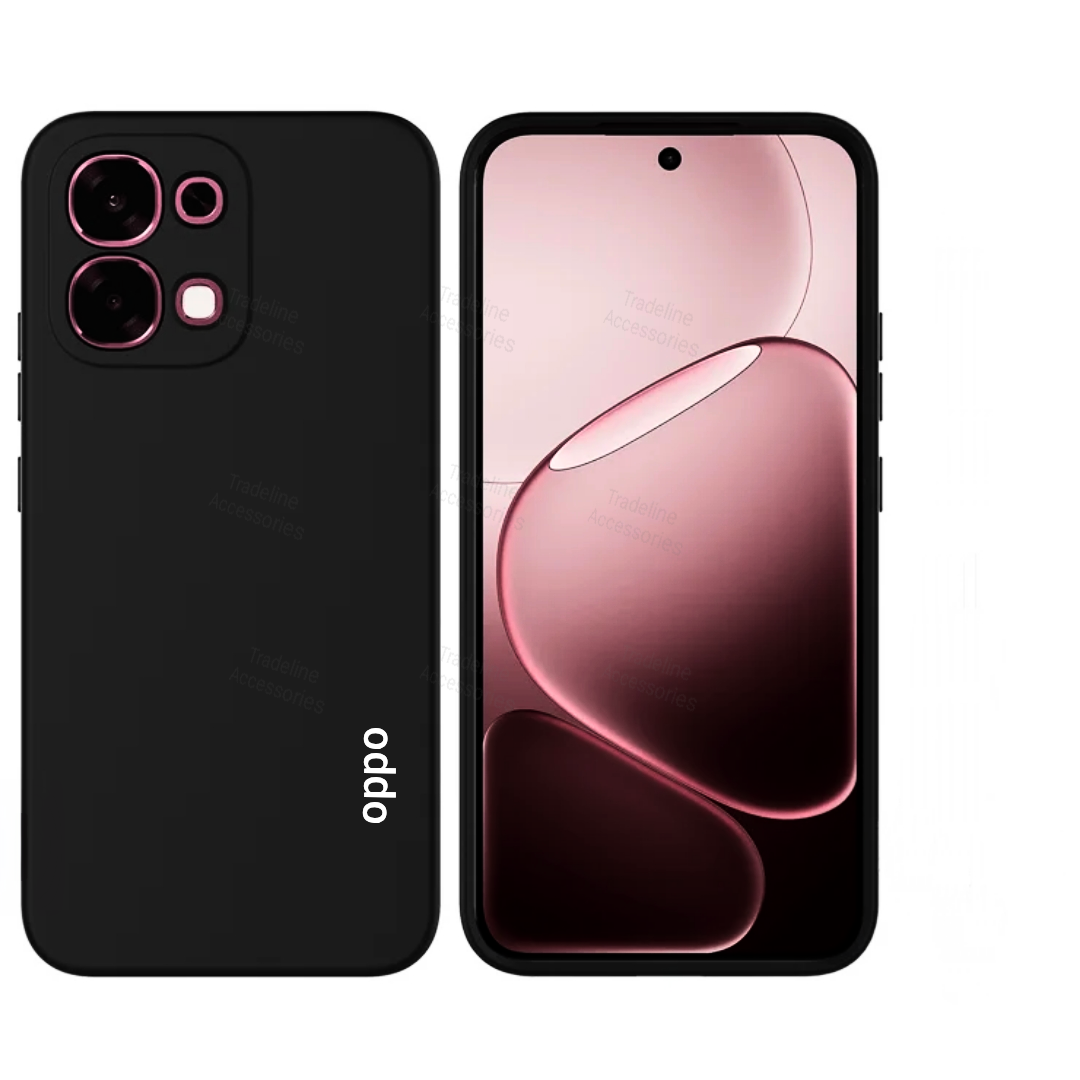 Oppo A6 Pro /Oppo F31 5G Original Liquid Silicone Phone Case/Cover available in Black, Blue, Light Purple (Lilac) &Pink