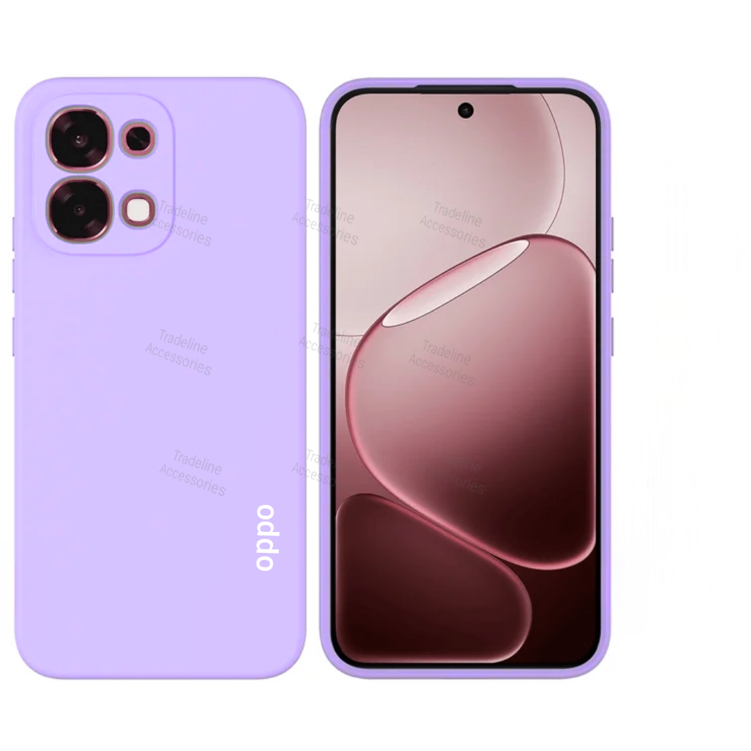 Oppo A6 Pro /Oppo F31 5G Original Liquid Silicone Phone Case/Cover available in Black, Blue, Light Purple (Lilac) &Pink