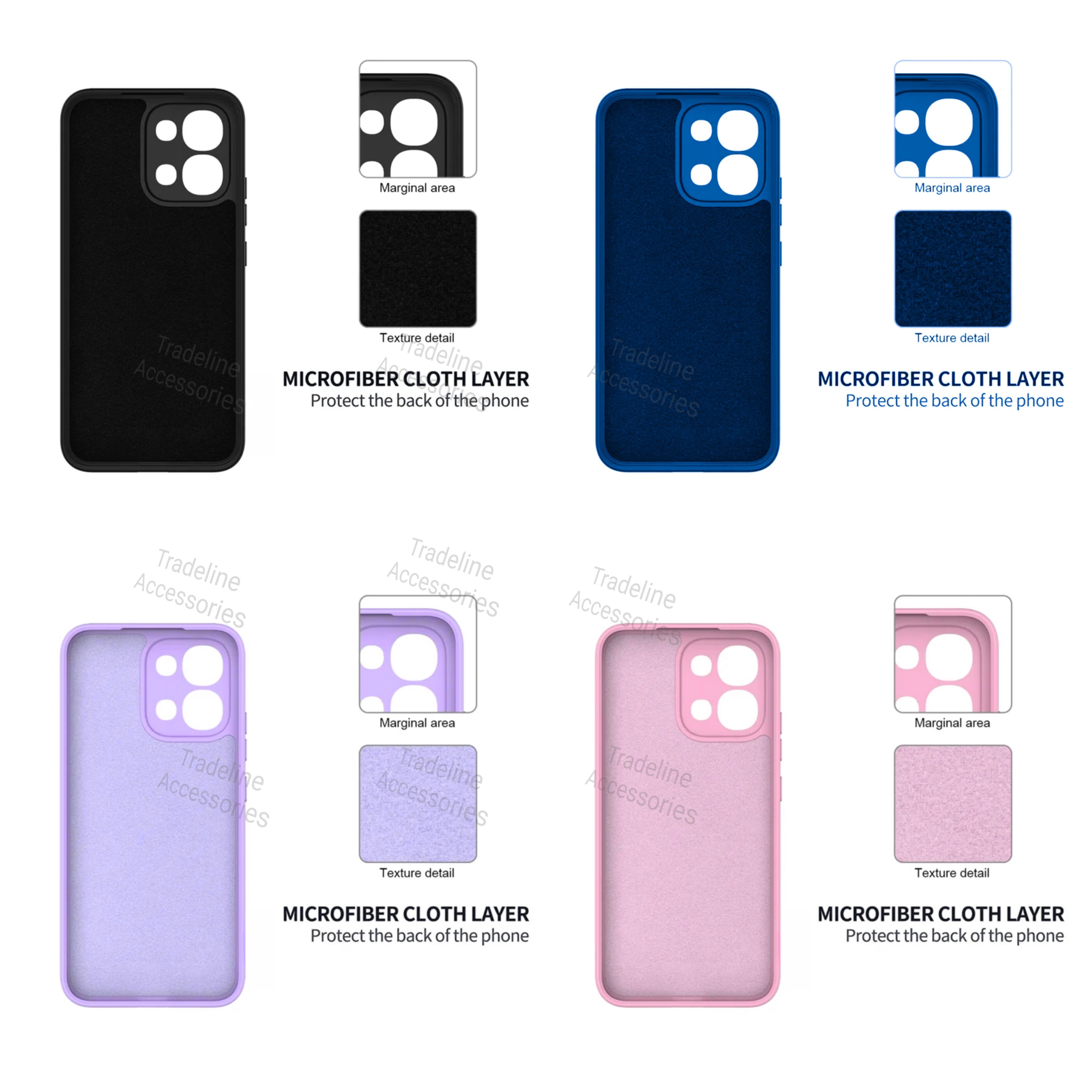 Oppo A6 Pro /Oppo F31 5G Original Liquid Silicone Phone Case/Cover available in Black, Blue, Light Purple (Lilac) &Pink