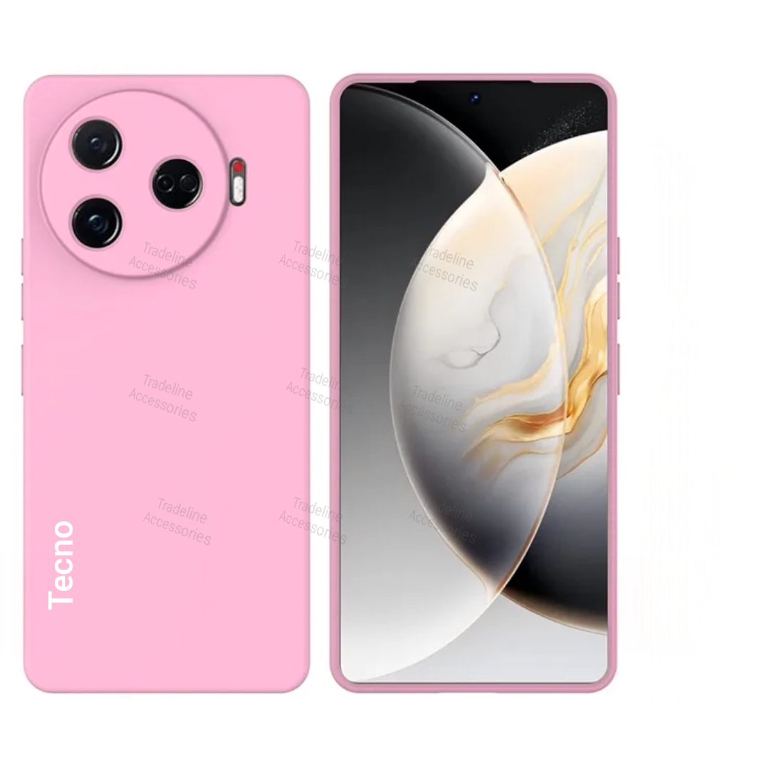 Tecno Camon 30 Pro 5G Original Liquid Silicone Phone Case/Cover available in Black, Blue, Light Purple (lilac) &Pink