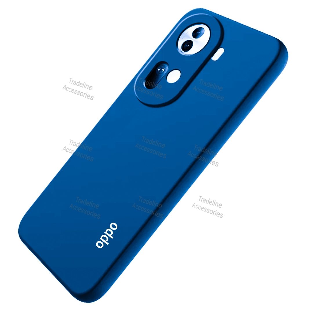 Oppo Reno 11 5G Original Liquid Silicone Phone Case/Cover available in Black, Blue, Light Purple (Lilac) & Pink