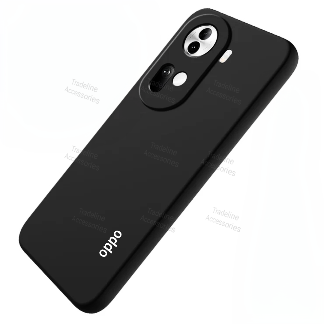 Oppo Reno 11 5G Original Liquid Silicone Phone Case/Cover available in Black, Blue, Light Purple (Lilac) & Pink