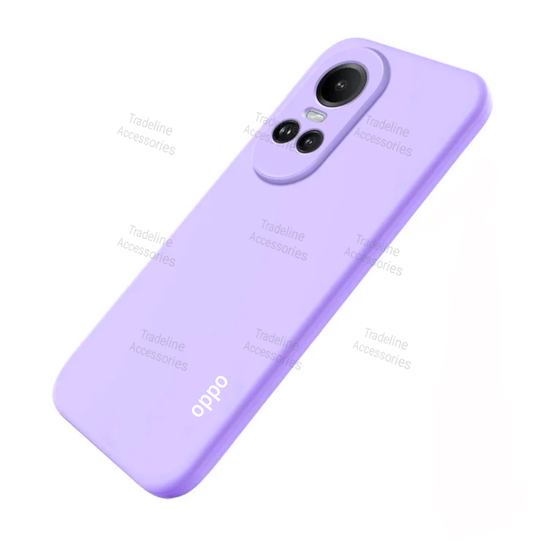 Oppo Reno 10 5G/ Reno 10 Pro 5G Original Liquid Silicone Phone Case/Cover available in Black, Blue, Light Purple (Lilac) & Pink