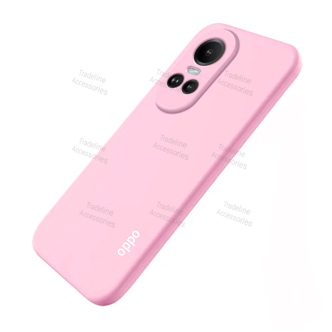 Oppo Reno 10 5G/ Reno 10 Pro 5G Original Liquid Silicone Phone Case/Cover available in Black, Blue, Light Purple (Lilac) & Pink