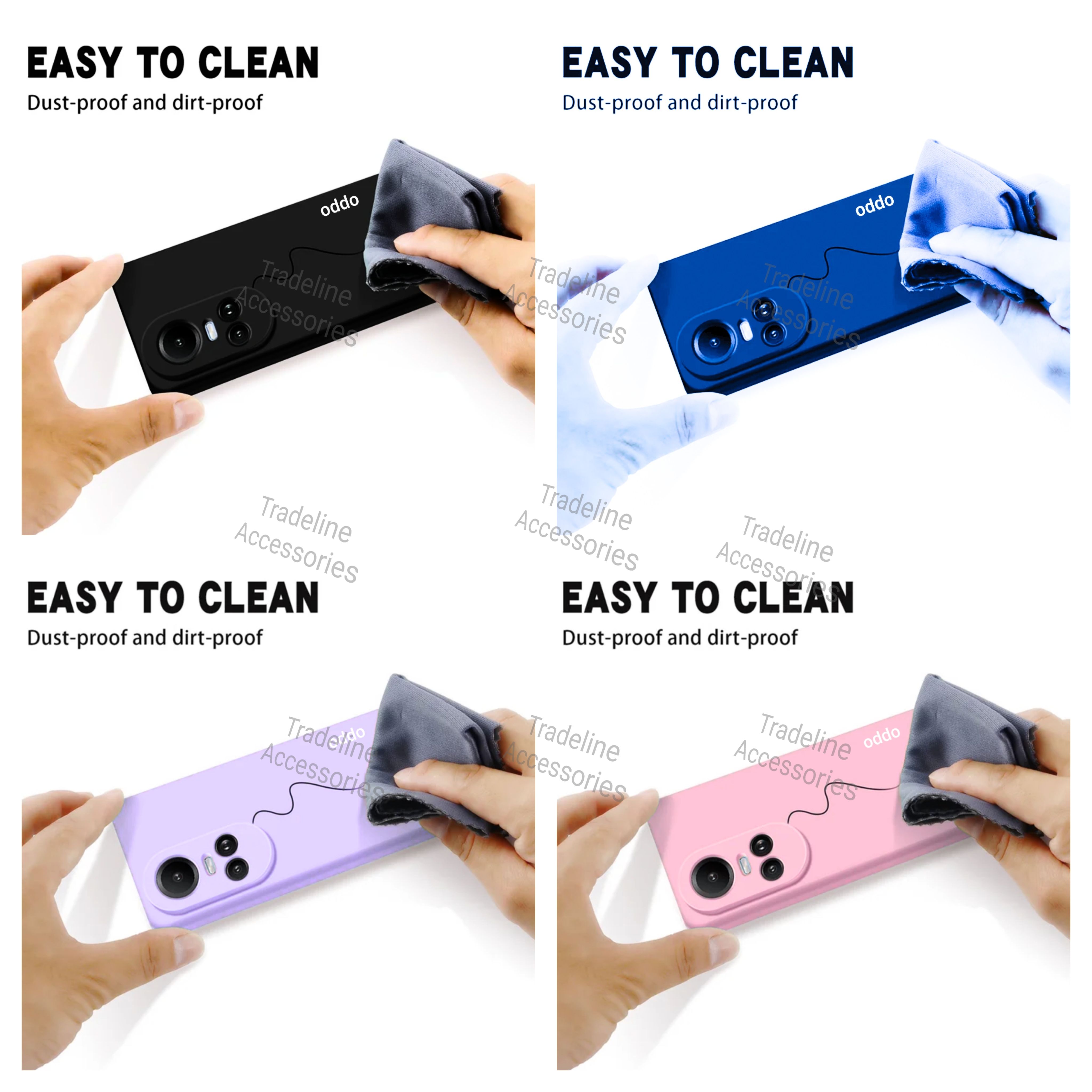 Oppo Reno 10 5G/ Reno 10 Pro 5G Original Liquid Silicone Phone Case/Cover available in Black, Blue, Light Purple (Lilac) & Pink