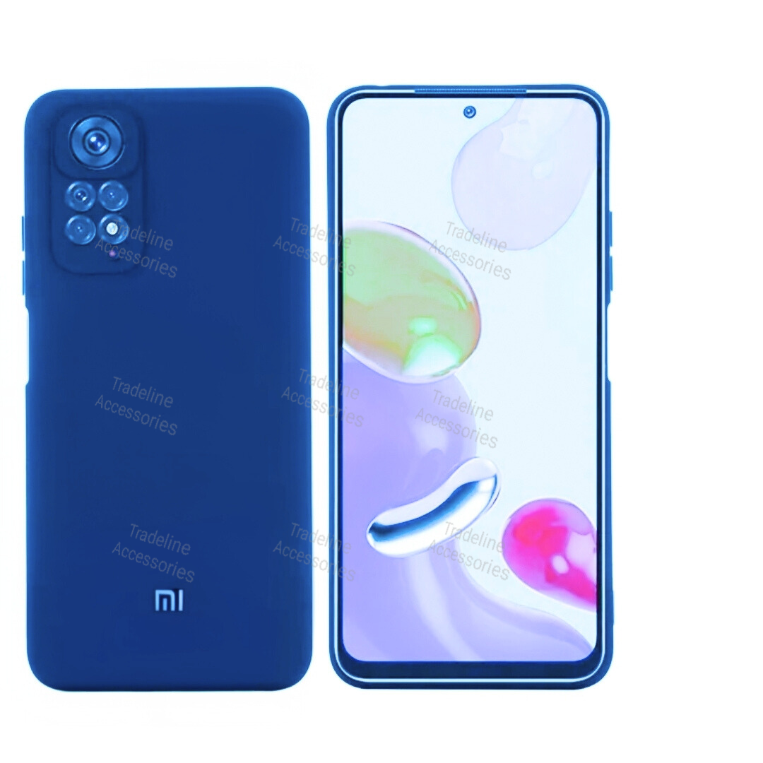 Xiaomi Redmi Note 12 Pro 4G /11 Pro 4G/5G Original Liquid Silicone Phone Case/Cover available in Black, Blue, Light Purple (Lilac) & Pink