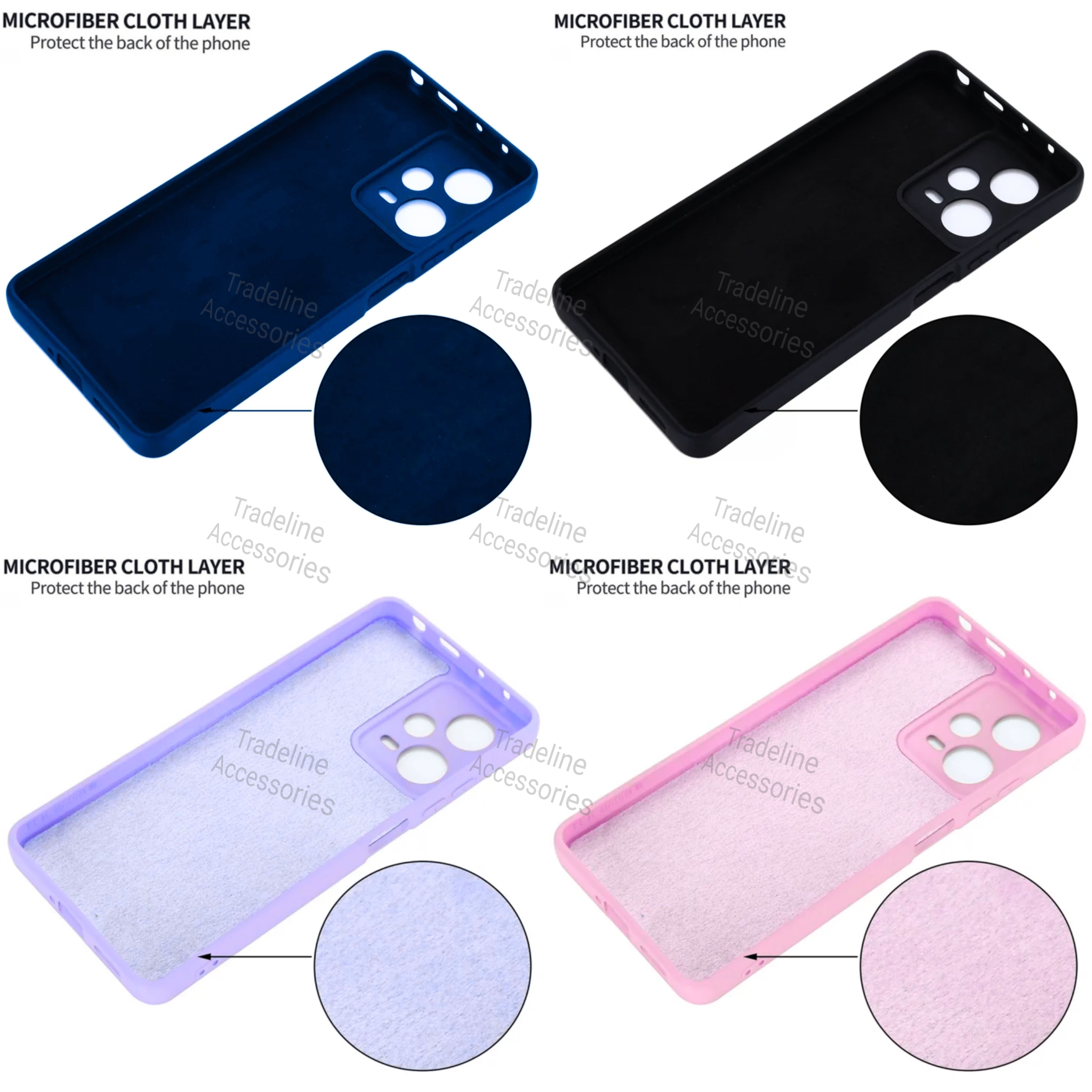 Xiaomi Redmi Note 12 Pro 5G Original Liquid Silicone Phone Case/Cover available in Black,Blue, Light Purple (Lilac) & Pink