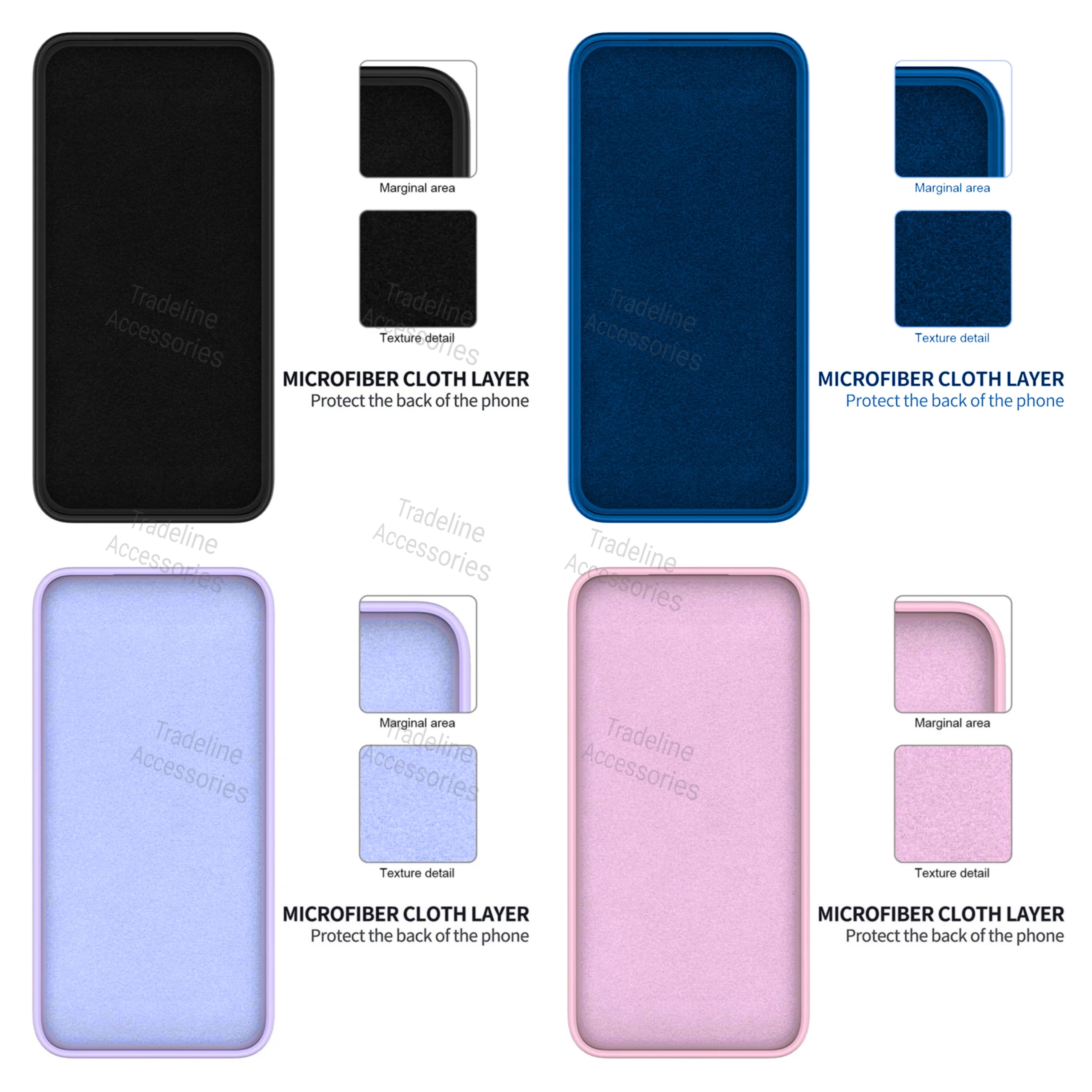 Xiaomi Redmi Note 10 4G/Note 10s / Poco M5s 4G Original Liquid Silicone Phone Case/Cover available in Black, Blue, Light Purple (lilac)& Pink