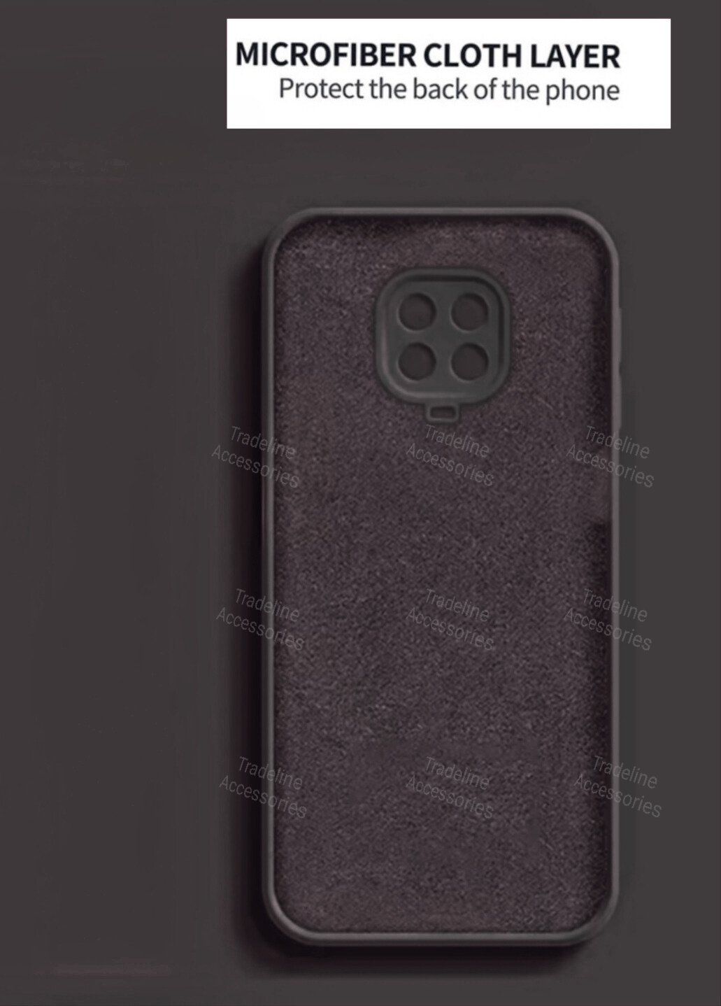 Xiaomi Redmi Note 9s/Note 9 Pro Original Liquid Silicone Phone Case/Cover available in Black, Blue, Light Purple (Lilac) & pink