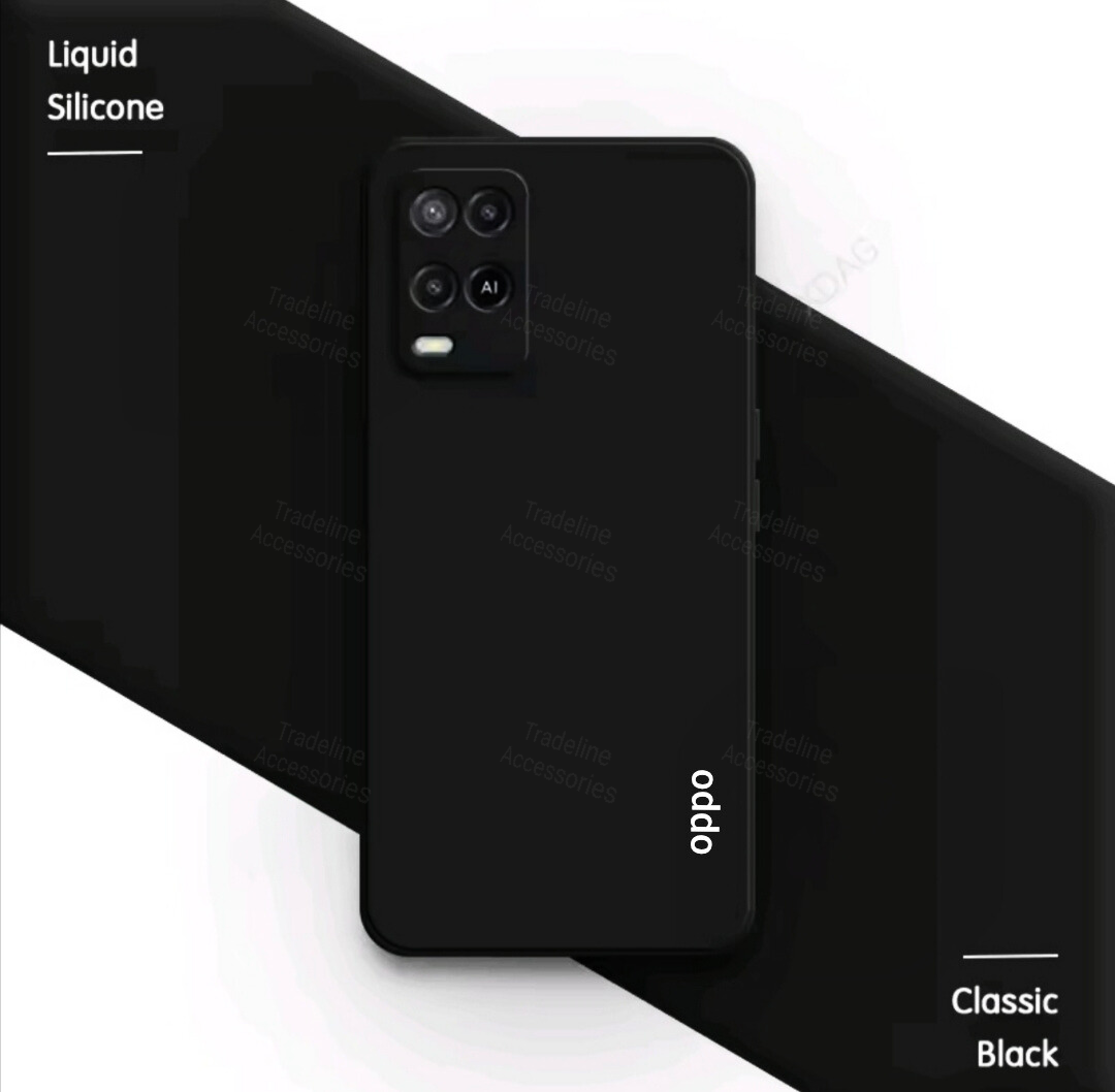 Oppo A54 4G Original Liquid Silicone Phone Case/Cover available in Black, Blue, Light Purple (Lilac) & Pink