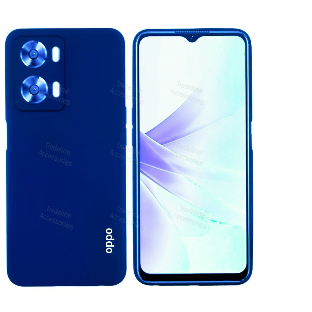Oppo A57/A57s/A77/A77s (2022 Models) Original Liquid Silicone Phone Case/Cover available in Black, Blue,Light Purple (Lilac) & Pink