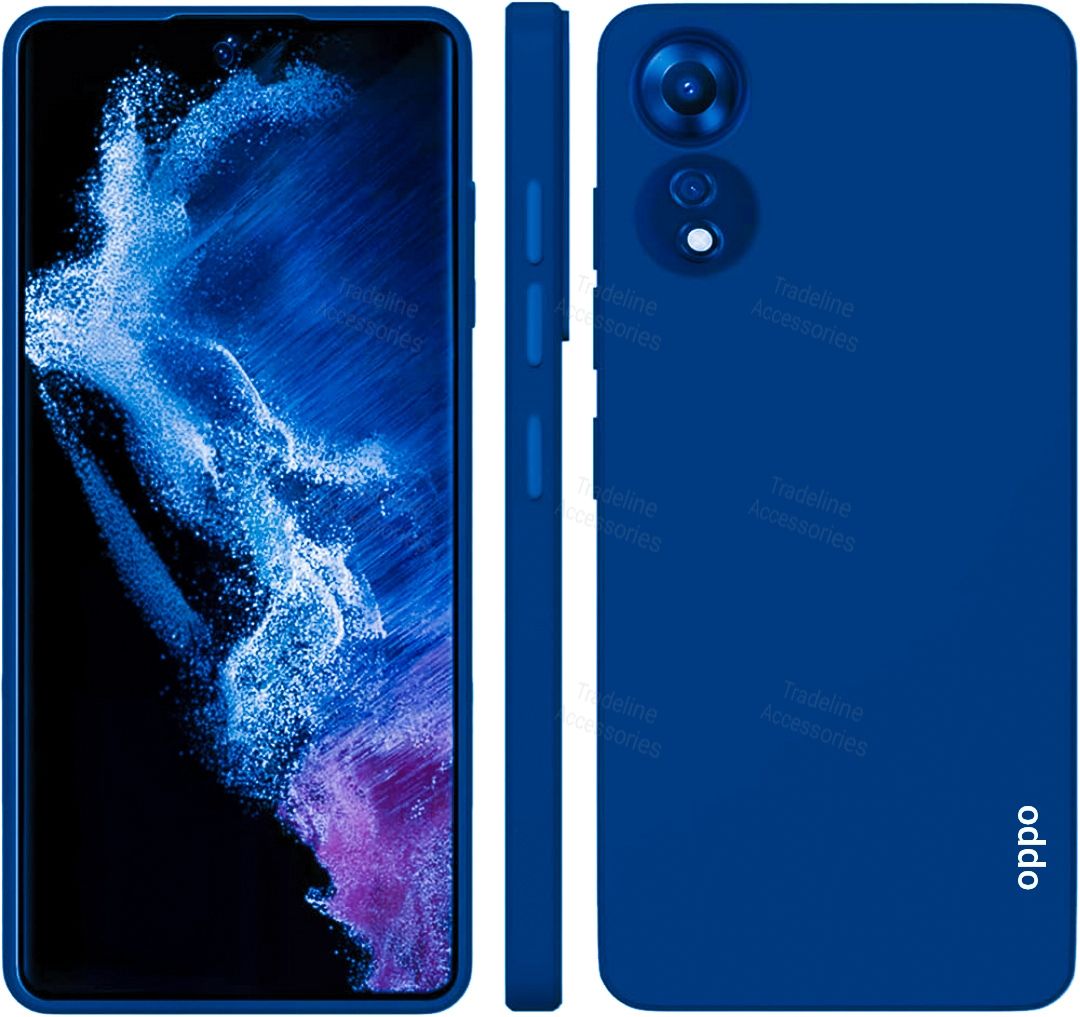 Oppo A78 4G Original Liquid Silicone Phone Case/Cover available in Black, Blue, Light Purple (Lilac) &  pink