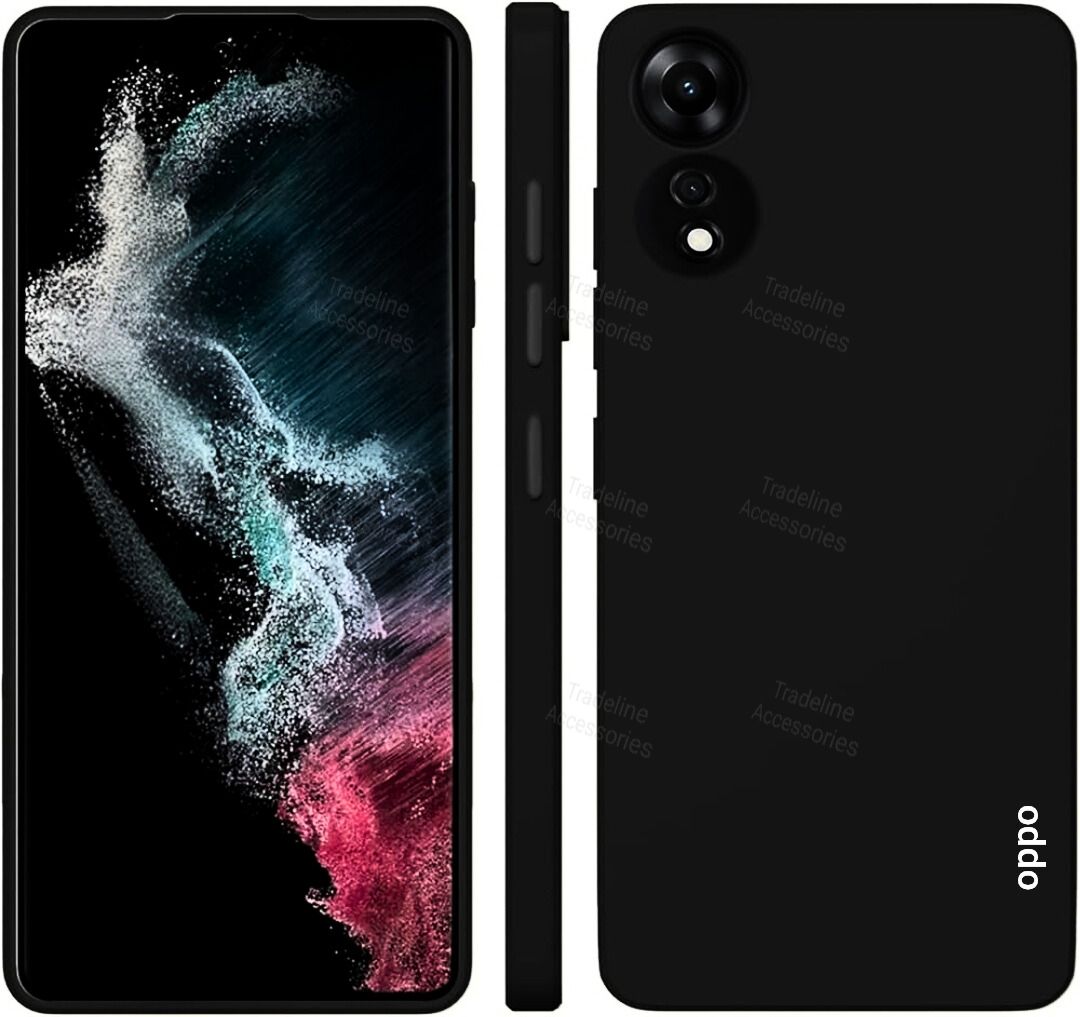 Oppo A78 4G Original Liquid Silicone Phone Case/Cover available in Black, Blue, Light Purple (Lilac) &  pink