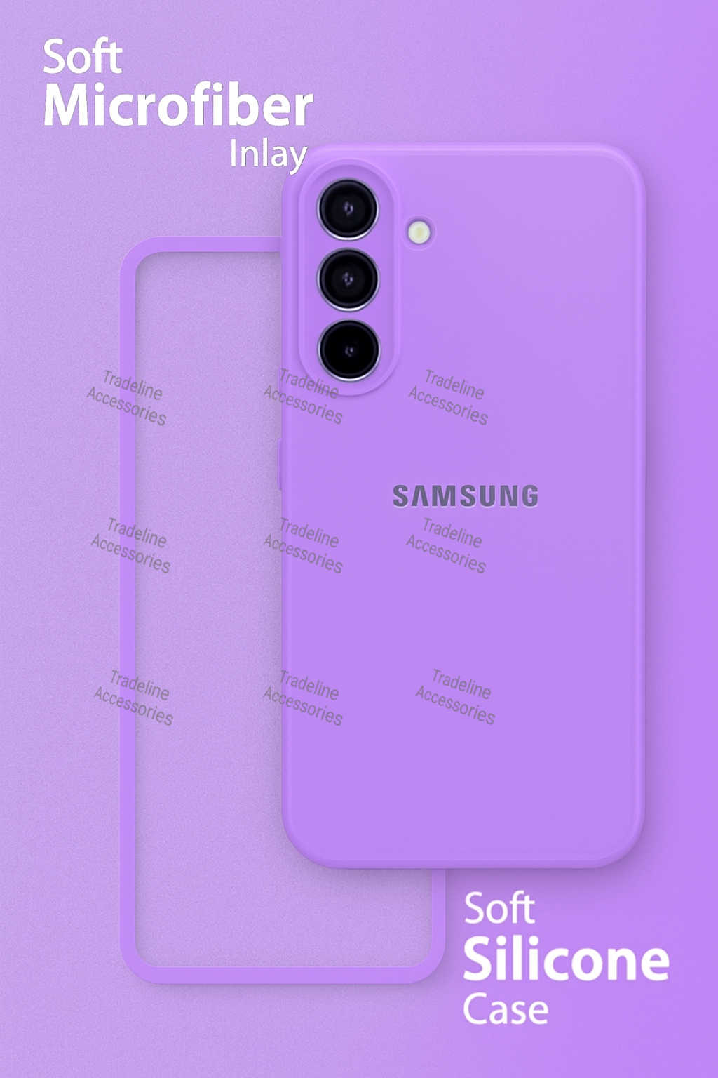 Samsung Galaxy S20,S20Fe/Lite,S20+,S20 U,S21,S21FE,S21+,S21 U,S22,S22Fe,S22+,S22 U,S23,S23Fe,S23+,S23Ultra,S24,S24Fe,S24+,S24Ultra,S25,S25Fe,S25+,S25Ultra,S26,S26Fe,S26+,S26Ultra Purple Silicone Cover