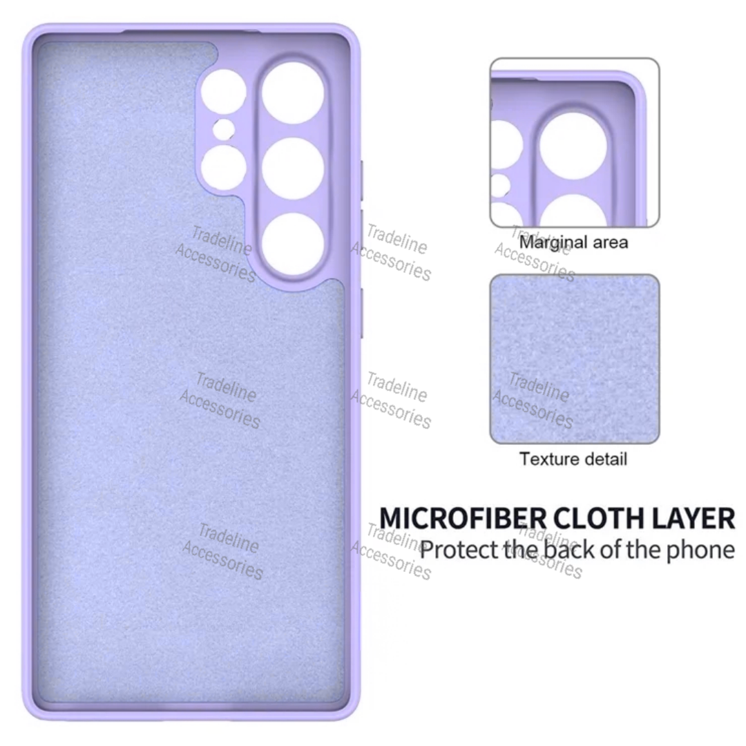 Samsung Galaxy S20,S20Fe/Lite,S20+,S20 U,S21,S21FE,S21+,S21 U,S22,S22Fe,S22+,S22 U,S23,S23Fe,S23+,S23Ultra,S24,S24Fe,S24+,S24Ultra,S25,S25Fe,S25+,S25Ultra,S26,S26Fe,S26+,S26Ultra Purple Silicone Cover