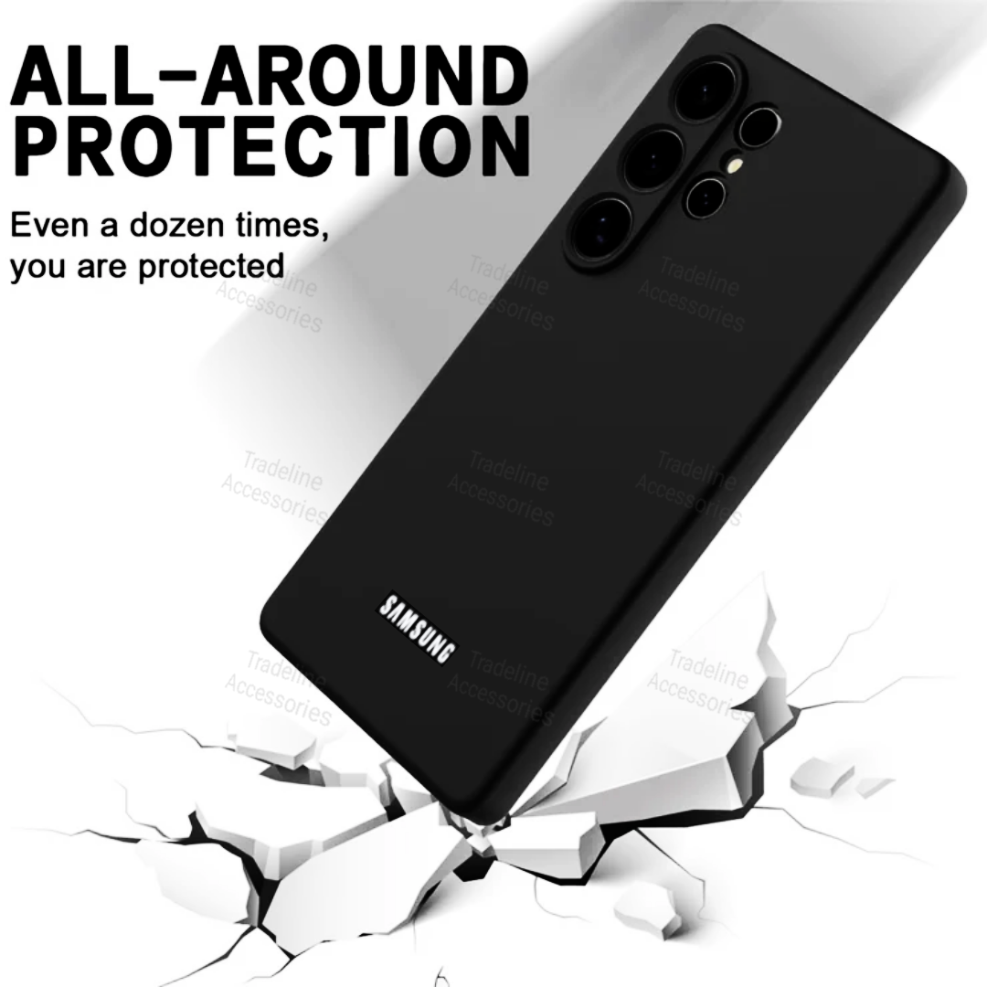 Samsung Galaxy S20,S20Fe/Lite,S20+,S20 U,S21,S21FE,S21+,S21 U,S22,S22Fe,S22+,S22 U,S23,S23Fe,S23+,S23Ultra,S24,S24Fe,S24+,S24Ultra,S25,S25Fe,S25+,S25Ultra,S26,S26Fe,S26+,S26Ultra Black Silicone Cover