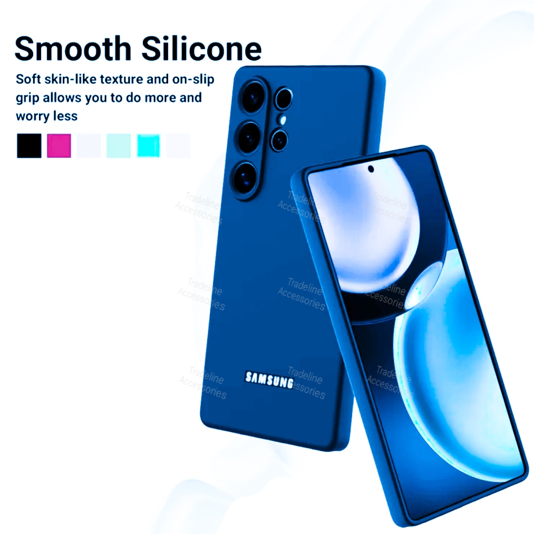 Samsung Galaxy S20,S20Fe/Lite,S20+,S20 Ult,S21,S21FE,S21+,S21 U,S22,S22Fe,S22+,S22 U,S23,S23Fe,S23+,S23Ultra,S24,S24Fe,S24+,S24Ultra,S25,S25Fe,S25+,S25Ultra,S26,S26Fe,S26+,S26Ultra BLUE Silicone Cover