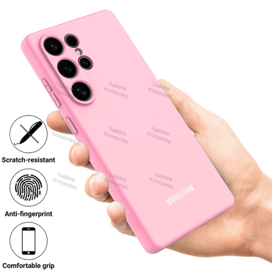 Samsung Galaxy S20,S20Fe/Lite,S20+,S20 Ult,S21,S21FE,S21+,S21 U,S22,S22Fe,S22+,S22 U,S23,S23Fe,S23+,S23Ultra,S24,S24Fe,S24+,S24Ultra,S25,S25Fe,S25+,S25Ultra,S26,S26Fe,S26+,S26Ultra PINK Silicone Cover