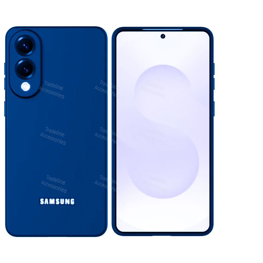 Samsung Galaxy S25 Edge Original Liquid Silicone Phone Case/Cover available in Black, Blue,Light Purple (Lilac) & Pink