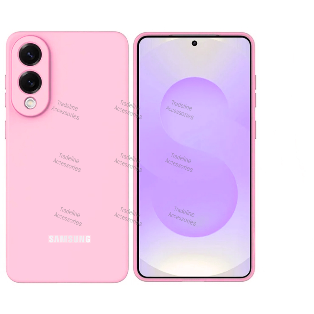 Samsung Galaxy S25 Edge Original Liquid Silicone Phone Case/Cover available in Black, Blue,Light Purple (Lilac) & Pink