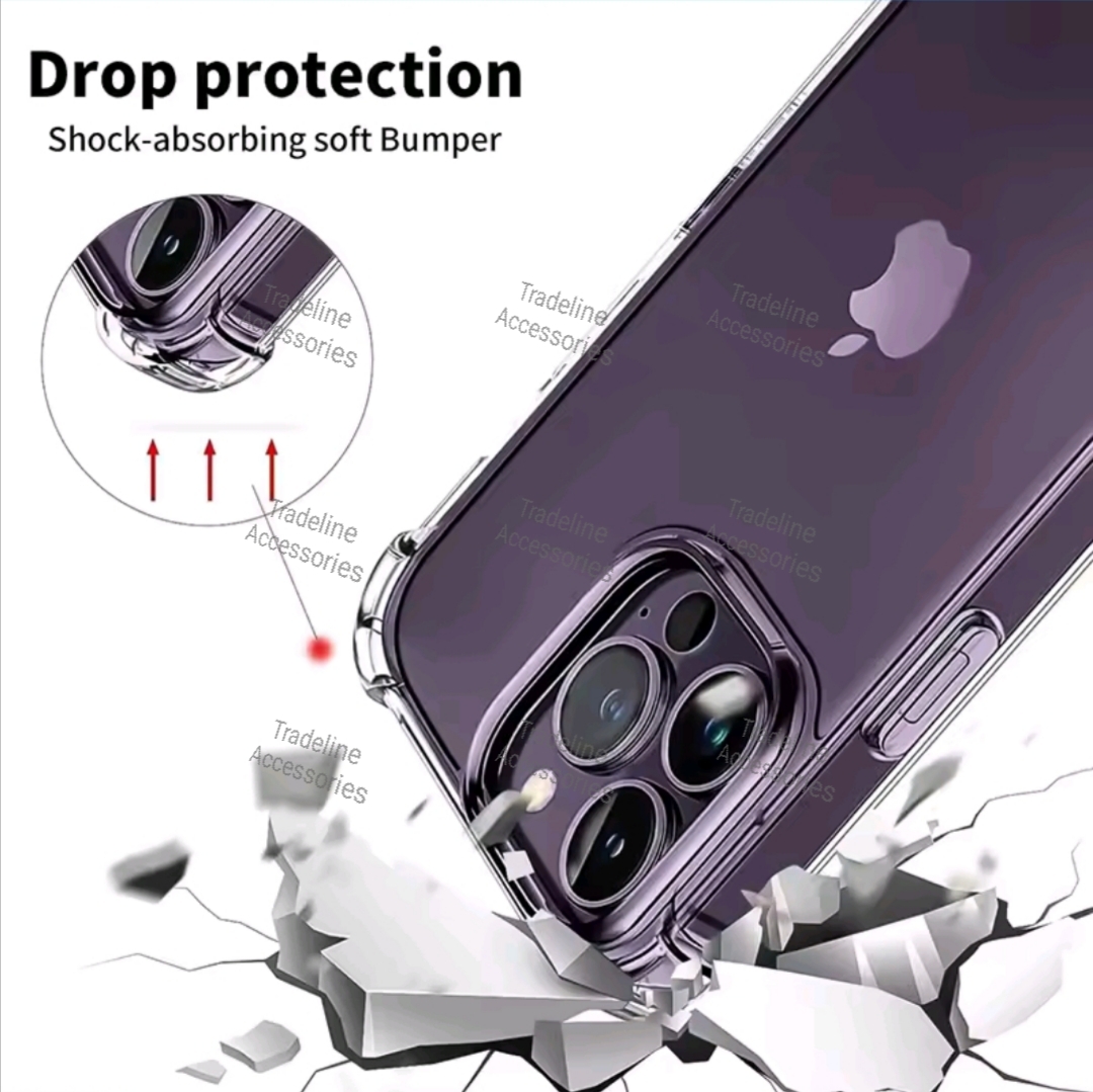Iphone 11,11Pro,11ProMax,12/12Pro,12ProMax,12/13 mini,13Pro,13ProMax,13/14plus,13/14,14Pro,14ProMax,15,15Pro,15ProMax,15Plus,16,16E ,16Pro,16ProMax,17,17Pro,17Promax,17Air Soft Clear/Transparent Cover