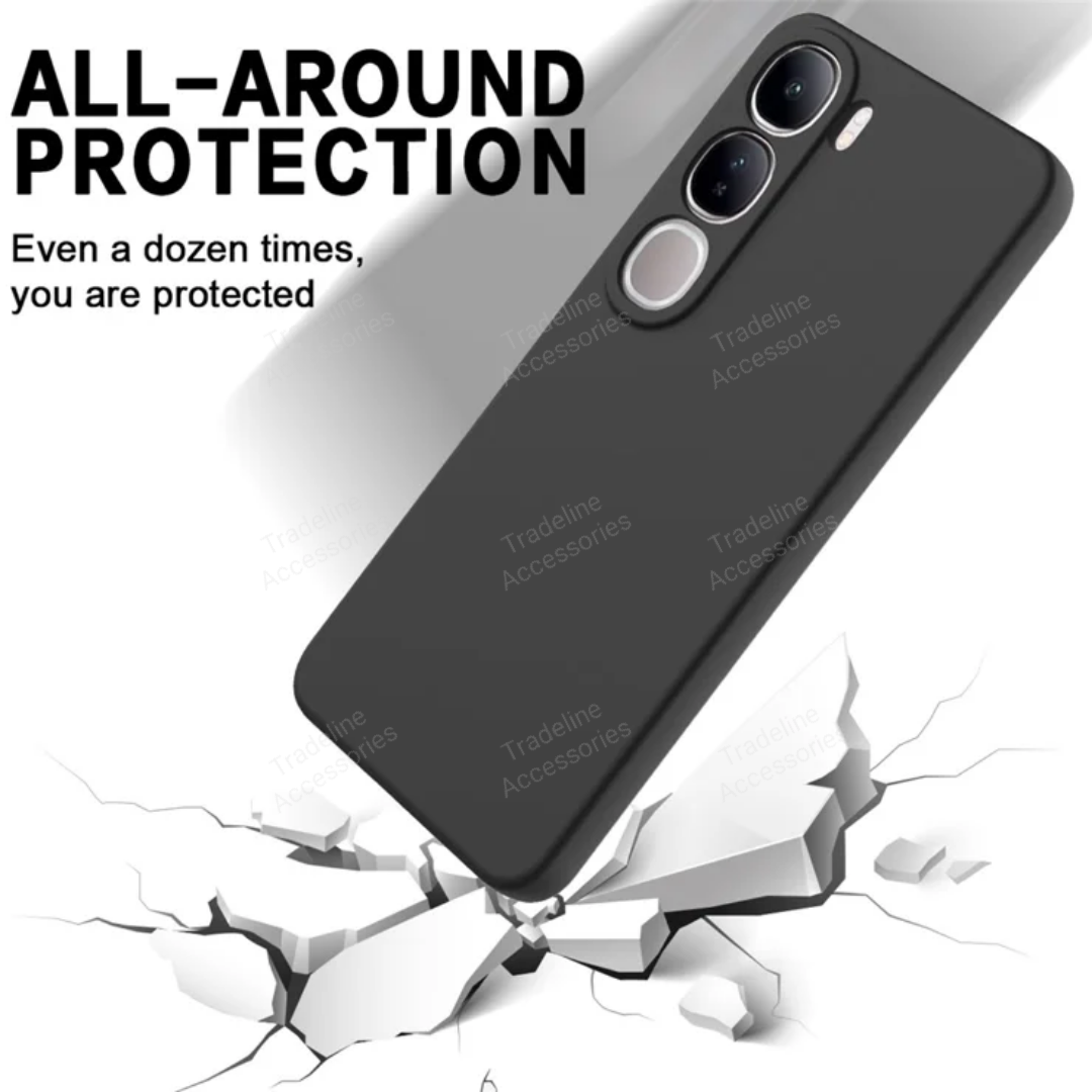 Vivo Y21D /Y 31 5G , Y31d Black Soft Silicone Phone Case/Cover