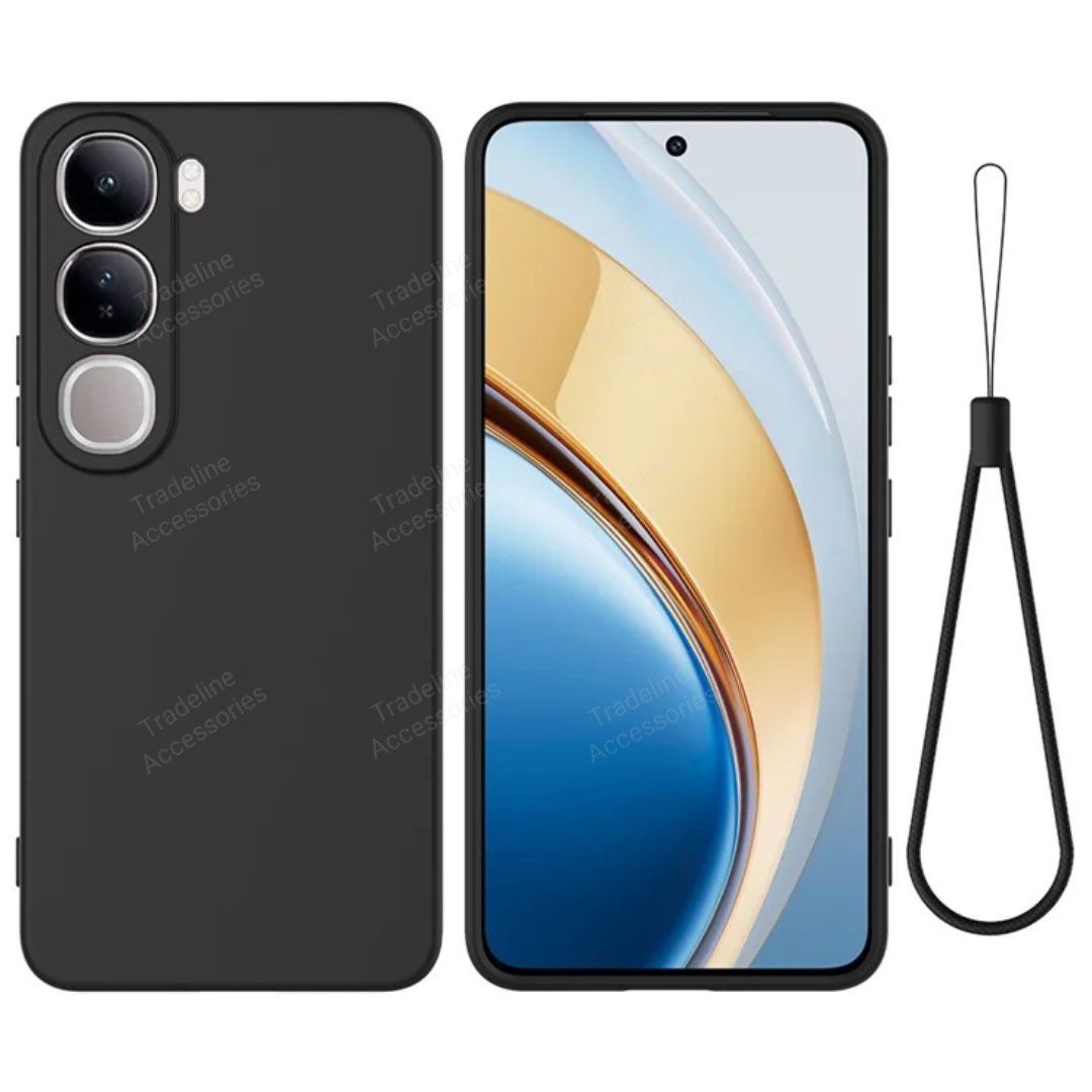 Vivo Y21D /Y 31 5G , Y31d Black Soft Silicone Phone Case/Cover