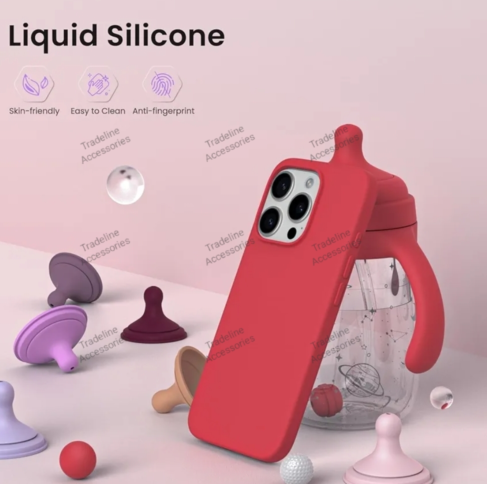 Iphone 11,11Pro,11ProMax,12/12Pro,12ProMax,12/13 mini,13Pro,13ProMax,13/14plus,13/14,14Pro,14ProMax,15,15Pro,15ProMax,15Plus,16,16E ,16Pro,16ProMax,17,17Pro,17Promax,17Air Original Red Silicone Cover