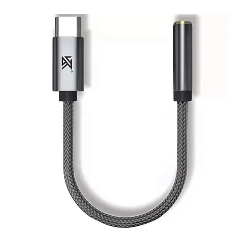 KZ AM01 Type-C to 3.5mm Hi-Fi DAC & Headphone Amplifier | Portable USB-C Audio Adapter | 32bit/384kHz Lossless Sound