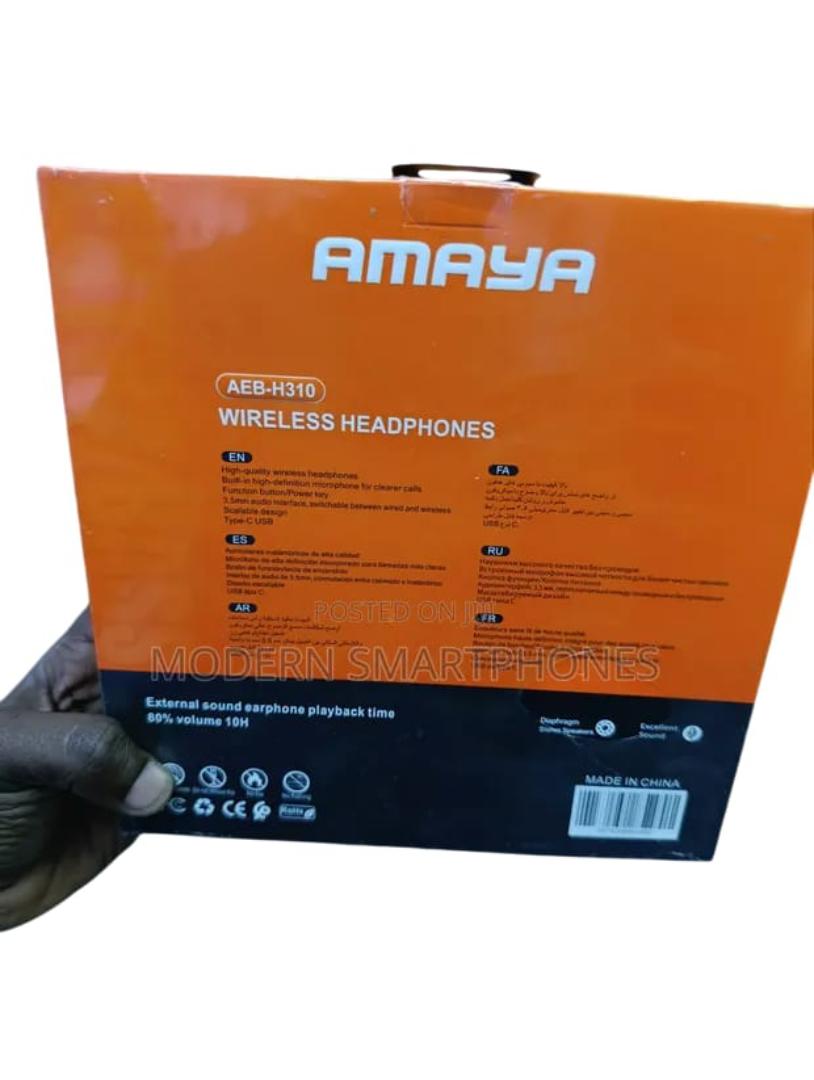 Amaya AEB-H310 PureBass Wireless Bluetooth Headphones