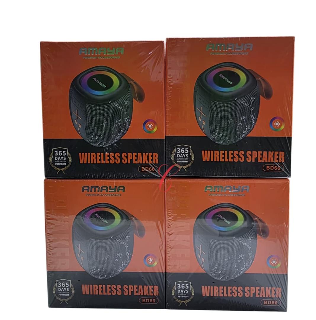 Amaya BD66 Wireless Bluetooth Speaker + Free 2GB Memory Card + Flash Disk