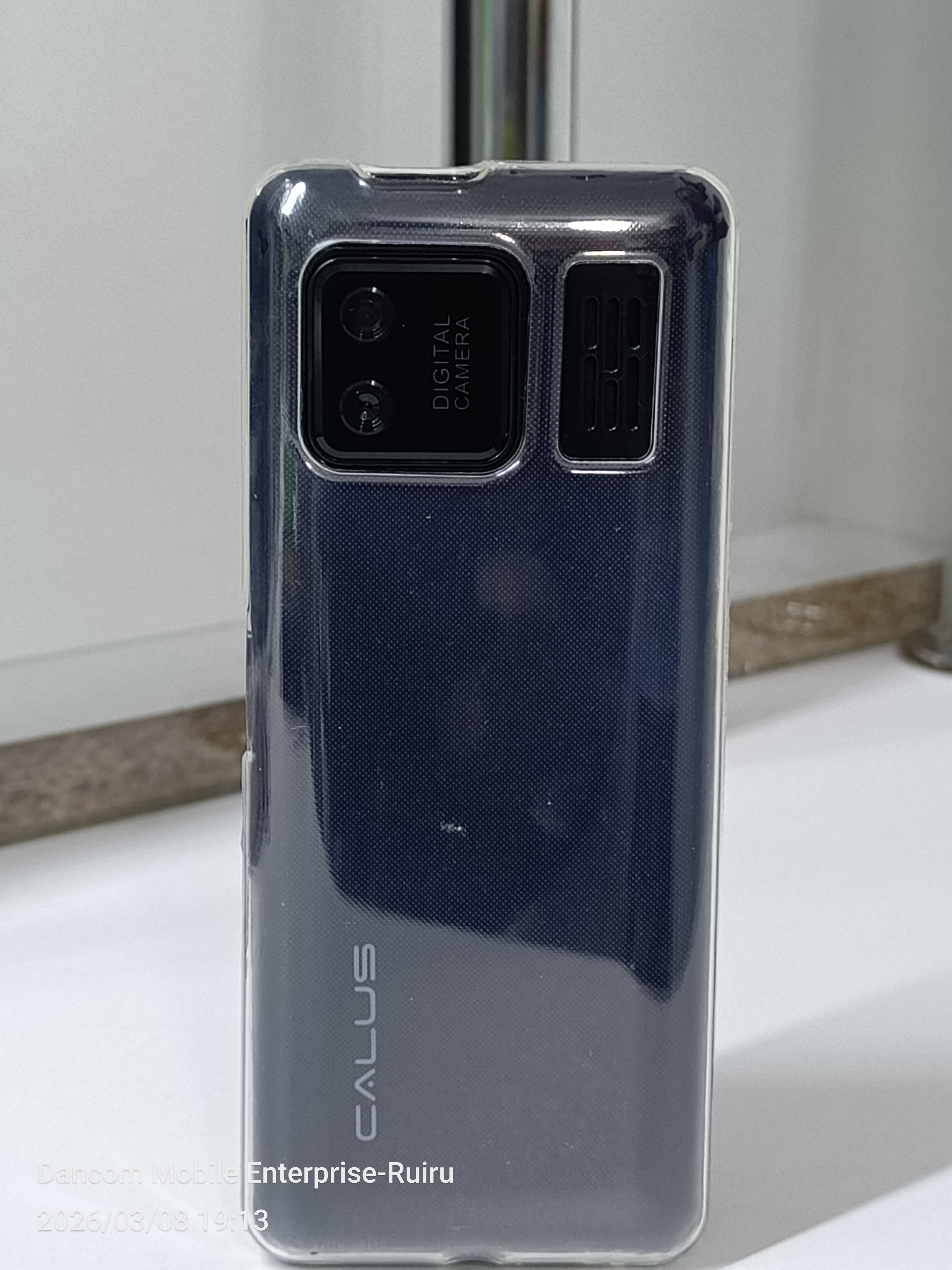 Calus D301 1.77" Dual Sim FM Radio Bluetooth Torch Camera 5C Battery-Black + Free Phone Cover