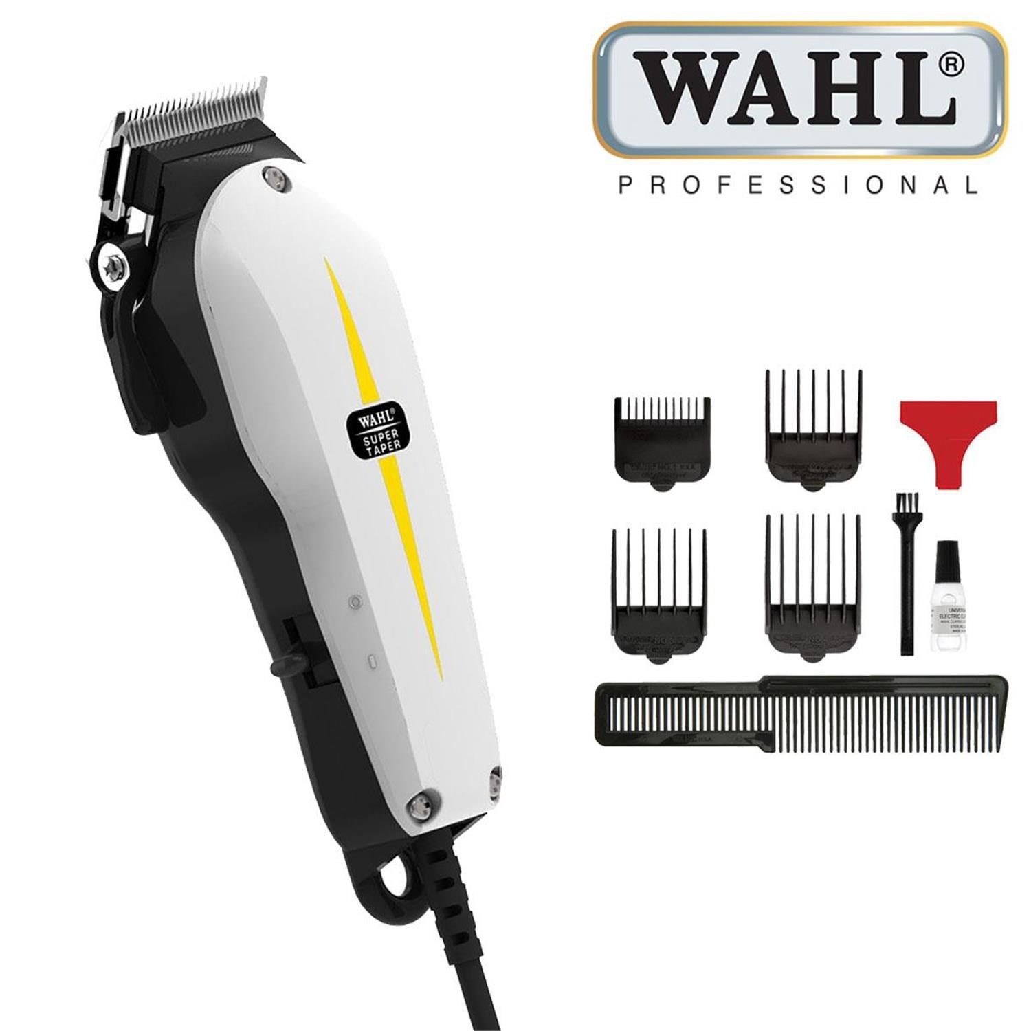 Wahl Electric Super Taper Professional Hair Clipper – Powerful Motor Shaving Machine – Corded Kinyozi Machine
