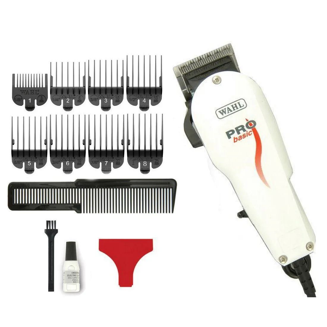 Wahl Professional Pro Basic Hair Clipper – Original Classic Series Corded Shaving Machine for Fades, Blending & Professional Haircuts Ideal for Kinyozi's