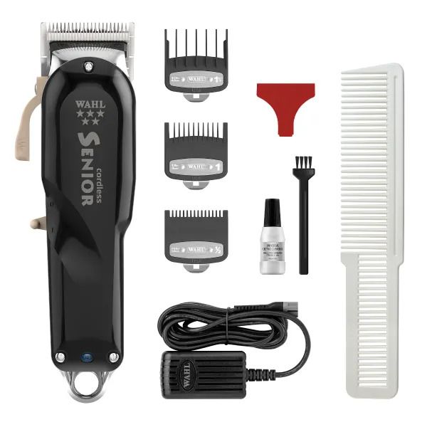 Wahl Professional Cordless Senior Clipper – Original 5-Star Series Heavy-Duty Hair Clipper for Fades, Bulk Cutting & Precision Grooming.