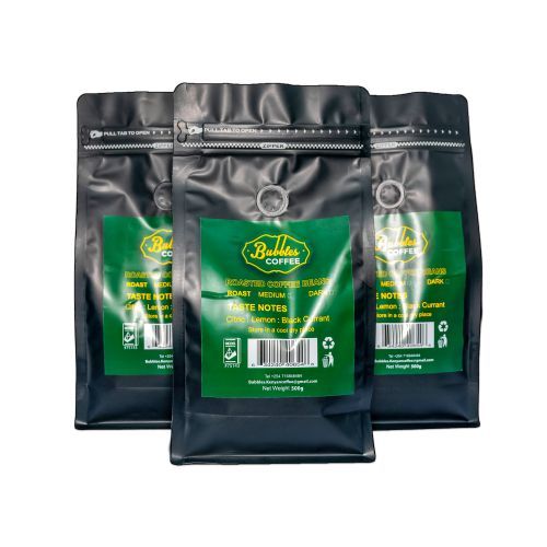 BUBBLES ROASTED COFFEE BEANS 500G