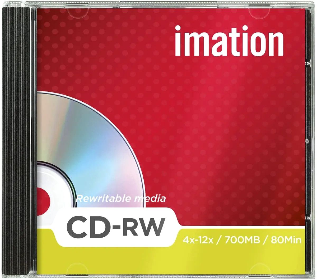 Rewritable CD-RW Compact Disc 700MB 4X-12X 1/2/5/10 PC