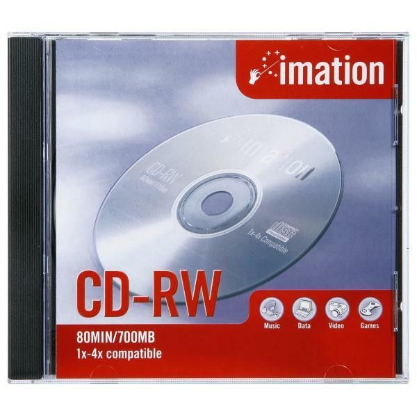 Rewritable CD-RW Compact Disc 700MB 4X-12X 1/2/5/10 PC