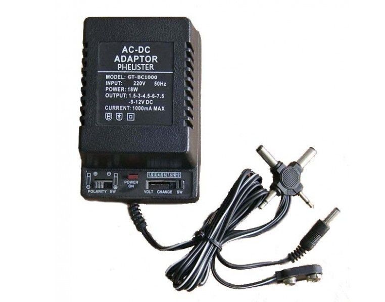 12V 1000mA AC-DC Power Adapter Adjustable Voltage