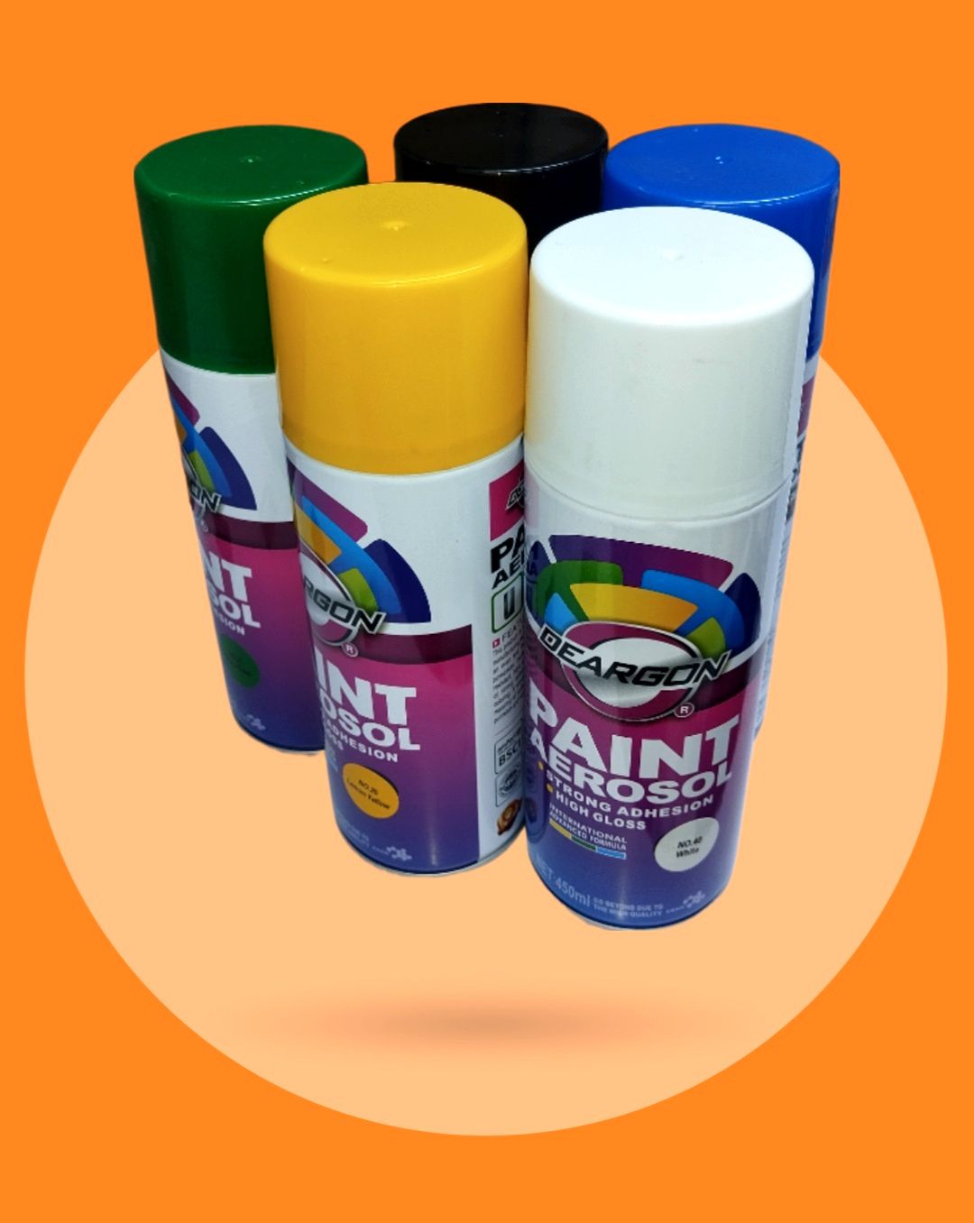 Deargon Spray Paint Spraypaint Aerosol Can 450ml