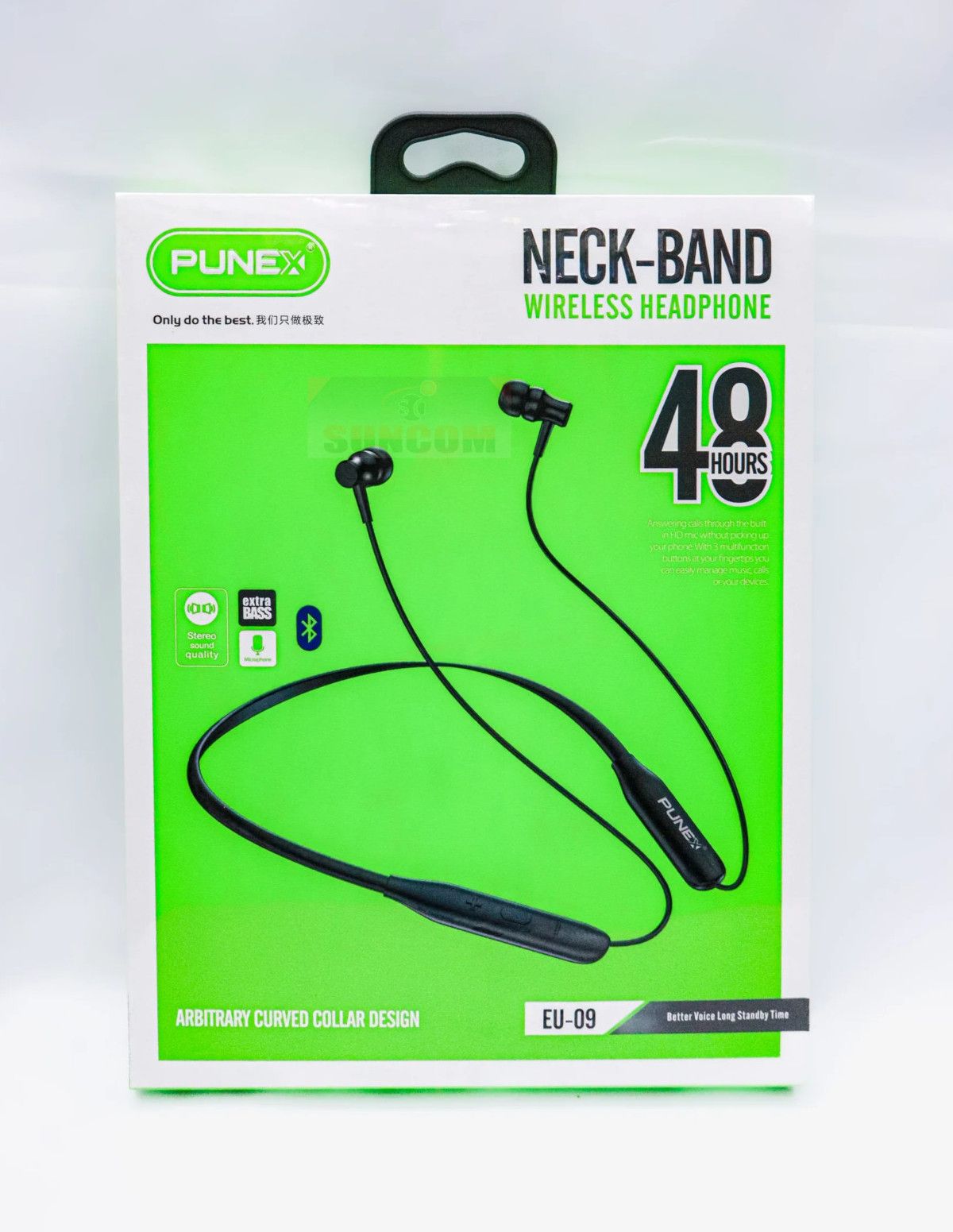 Wireless Neck Band Headset Bluetooth Blue Tooth Earphones 48Hrs Playback