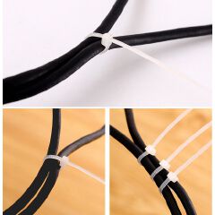 100PCS Nylon Self Locking Cable Ties Zip Ties Tie Wraps