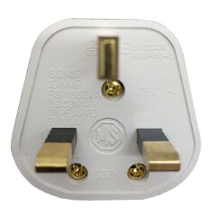 UK 3 Pins AC Electrical Rewireable Top Plug Fused Socket Outlet Adaptor 13A
