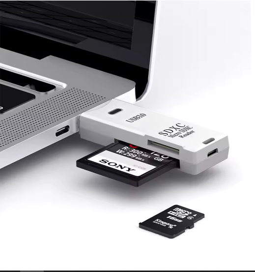 2 in 1 USB 2.0 Card Reader Micro TF SD Memory Card Reader USB Adapter High Speed Cardreader For PC Laptop