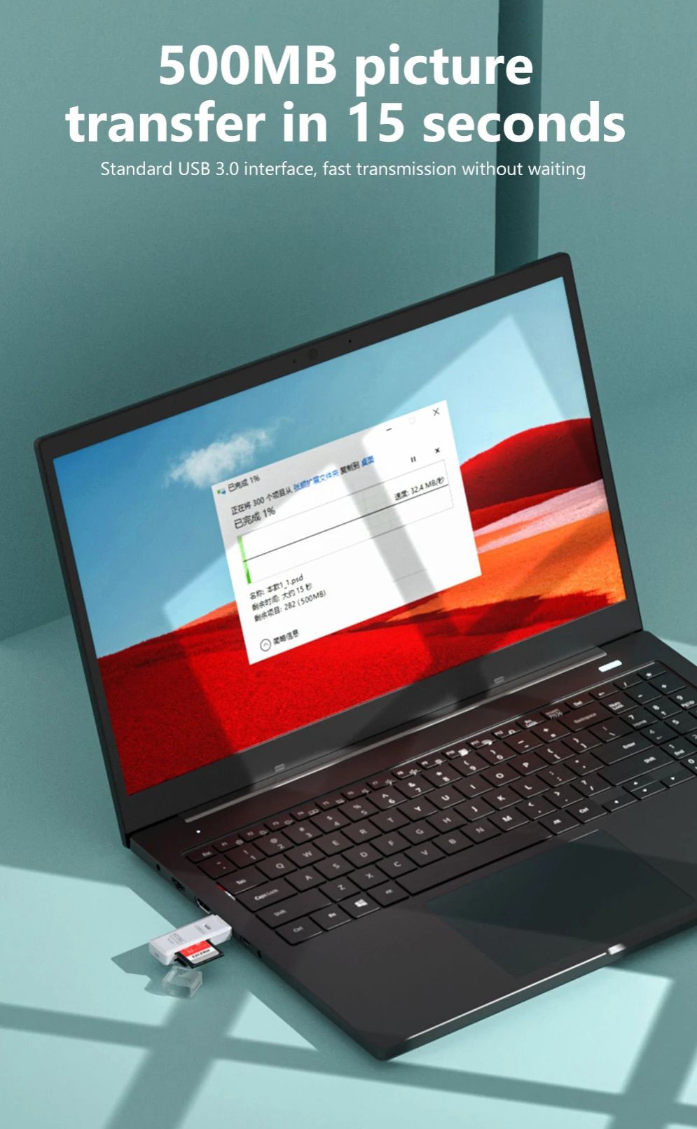 2 in 1 USB 2.0 Card Reader Micro TF SD Memory Card Reader USB Adapter High Speed Cardreader For PC Laptop